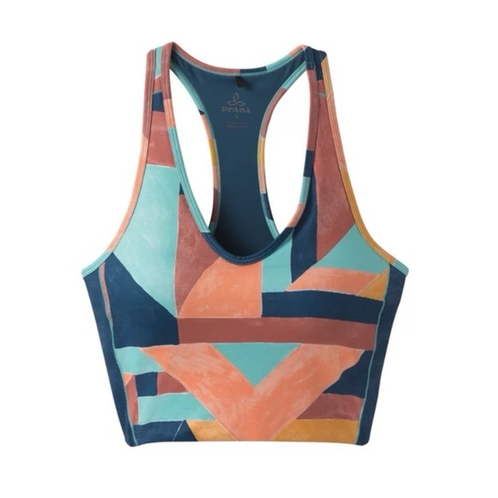 Prana Licidia Women's Colorful Geometric Sports Bra Top